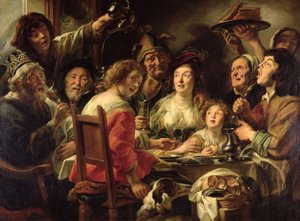 Il re beve da Jacob Jordaens